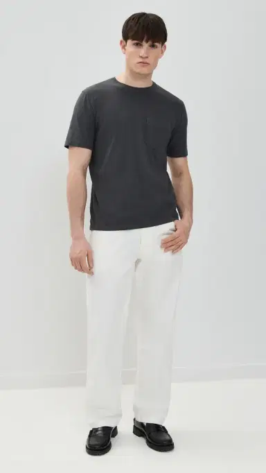 Billy Reid Washed Tee Black M | Thumbnail 5