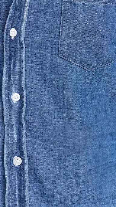 FRANK & EILEEN Tailored Button Up Shirt Vintage Stonewashed Indigo | Thumbnail 6