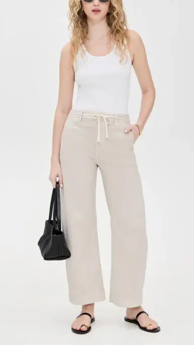 PAIGE Arellia Ankle Jeans with Tie Vintage Pumice Stone 31 | Thumbnail 5