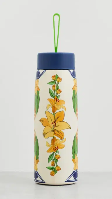 Farm Rio Tropical Destiny Water Bottle with Handle | Thumbnail 3 Farm Rio Tropical Destiny Water Bottle with Handle | Thumbnail 3