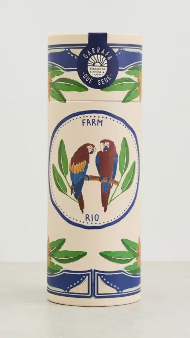 Farm Rio Tropical Destiny Water Bottle with Handle | Thumbnail 5 Farm Rio Tropical Destiny Water Bottle with Handle | Thumbnail 5
