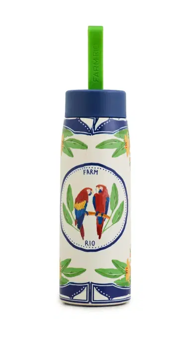 Farm Rio Tropical Destiny Water Bottle with Handle | Thumbnail 6 Farm Rio Tropical Destiny Water Bottle with Handle | Thumbnail 6
