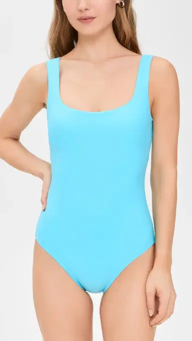 Stylest Dreamculpt Square Neck Tank One Piece Azure | Thumbnail 5 Stylest Dreamculpt Square Neck Tank One Piece Azure | Thumbnail 5