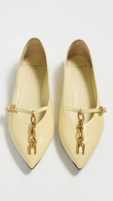Balmain Ballerina Sync Flats 1GL Vanille | Thumbnail 2