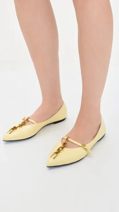 Balmain Ballerina Sync Flats 1GL Vanille | Thumbnail 3