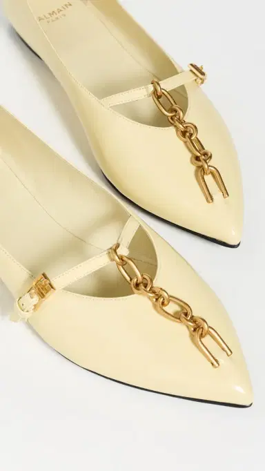 Balmain Ballerina Sync Flats 1GL Vanille | Thumbnail 6