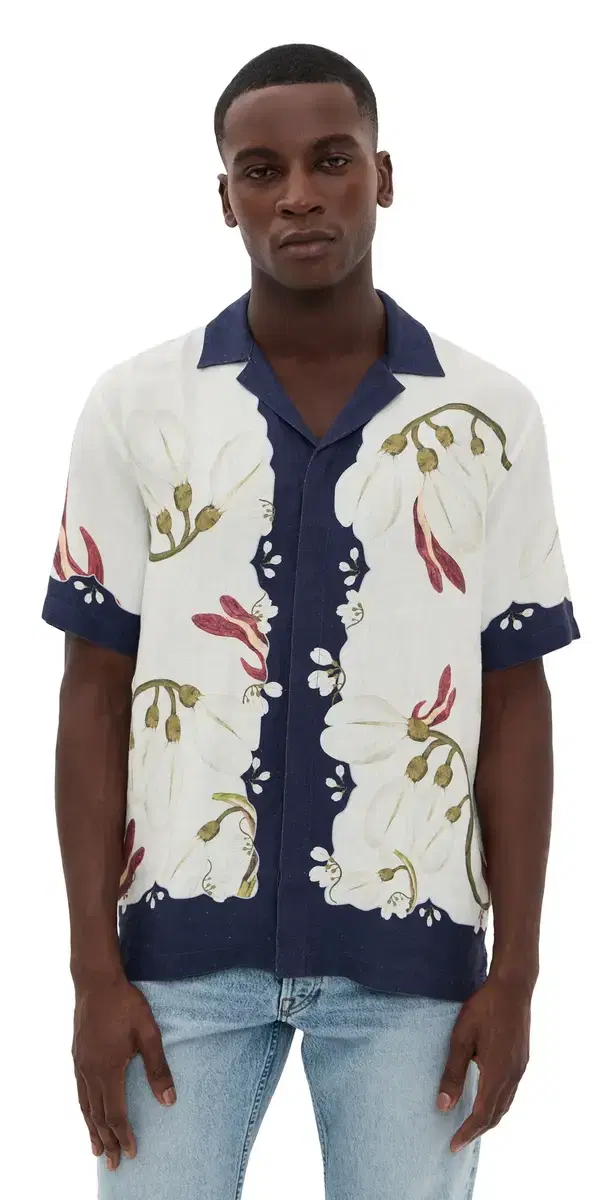 Orlebar Brown Maitan Orchis hirt Night Iris
