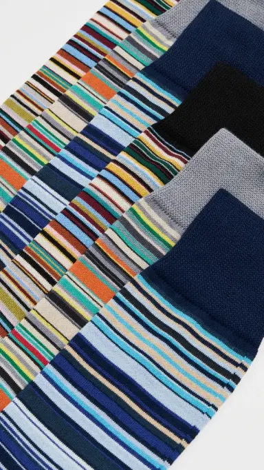 Paul Smith Signature Sock 6 Pack Multi One Size | Thumbnail 3