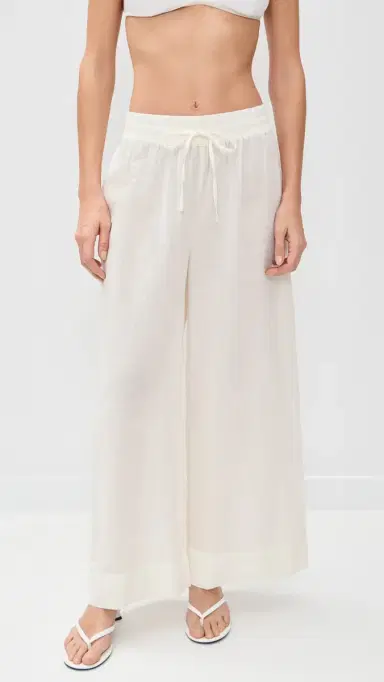 Polo Ralph Lauren mocked Pull On Cover-Up Pants Cream | Thumbnail 2