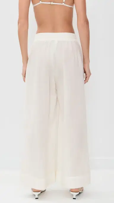 Polo Ralph Lauren mocked Pull On Cover-Up Pants Cream | Thumbnail 3