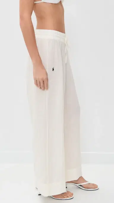 Polo Ralph Lauren mocked Pull On Cover-Up Pants Cream | Thumbnail 4