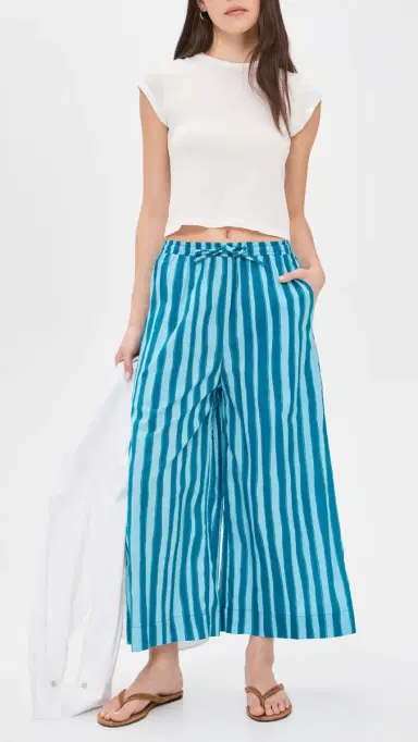 Natalie Martin Collection Lauren Pants Batik Stripe Pool S | Thumbnail 5