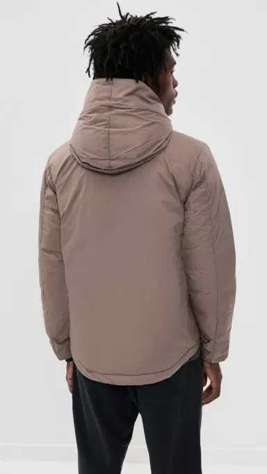 Canada Goose Lodge Black Disc Hooded Jacket Taupe Grey | Thumbnail 3 Canada Goose Lodge Black Disc Hooded Jacket Taupe Grey | Thumbnail 3