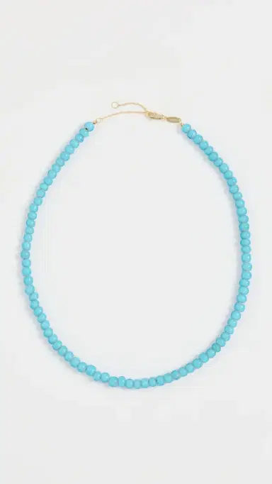 SHASHI Turquesa Necklace Turquoise One Size | Thumbnail 2
