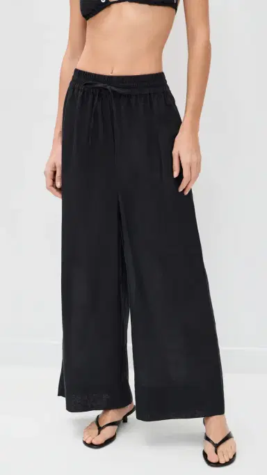 Polo Ralph Lauren mocked Pull On Cover-Up Pants Black | Thumbnail 2