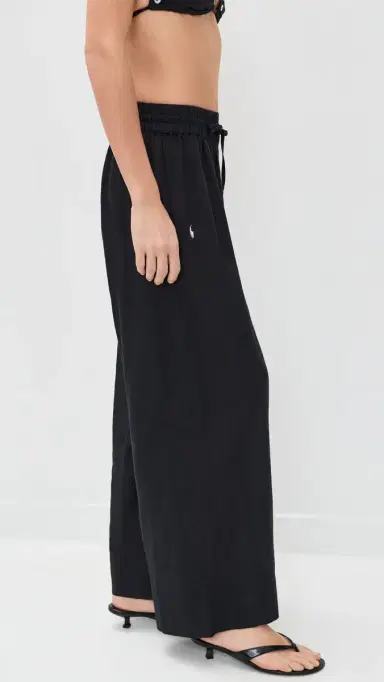 Polo Ralph Lauren mocked Pull On Cover-Up Pants Black | Thumbnail 4