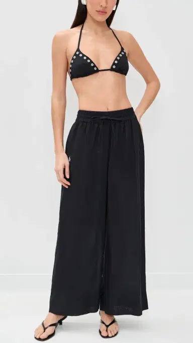 Polo Ralph Lauren mocked Pull On Cover-Up Pants Black | Thumbnail 5