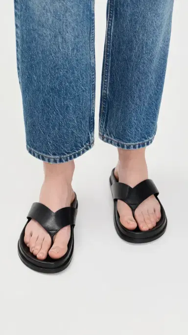 Tony Bianco Loop Sandals Black | Thumbnail 3