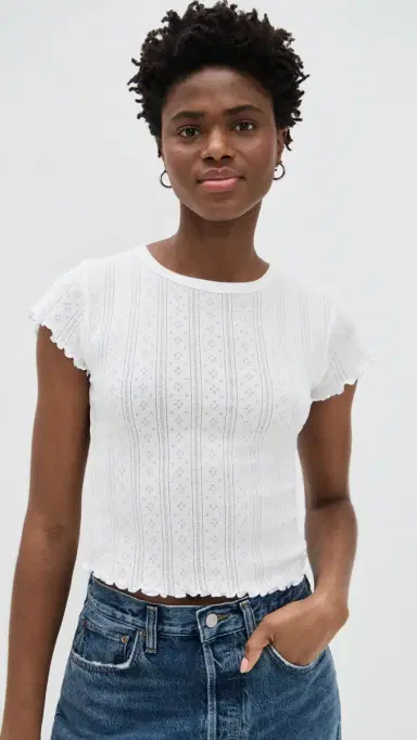 DAZE Lily Tee White Hot | Thumbnail 2