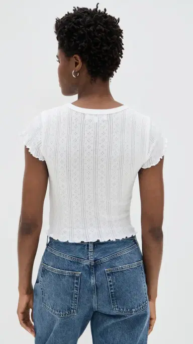 DAZE Lily Tee White Hot | Thumbnail 3