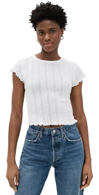 DAZE Lily Tee White Hot | Thumbnail 1