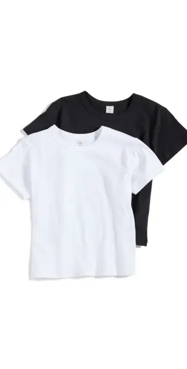 LESET Margo Tee 2 Pack White/Black S | Thumbnail 1 LESET Margo Tee 2 Pack White/Black S | Thumbnail 1