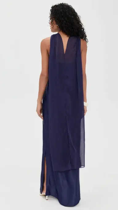 DIARRABLU Tubi Dress Solid Navy | Thumbnail 3