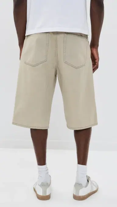 AGOLDE Fusion Skater Shorts 14 Burnished Khaki | Thumbnail 3