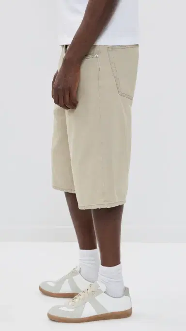 AGOLDE Fusion Skater Shorts 14 Burnished Khaki | Thumbnail 4