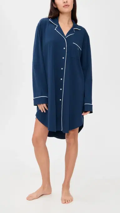 Polo Ralph Lauren Sleep Shirt Navy | Thumbnail 2 Polo Ralph Lauren Sleep Shirt Navy | Thumbnail 2
