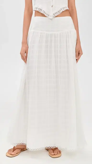 Peixoto Camila Skirt Thatch White L | Thumbnail 2