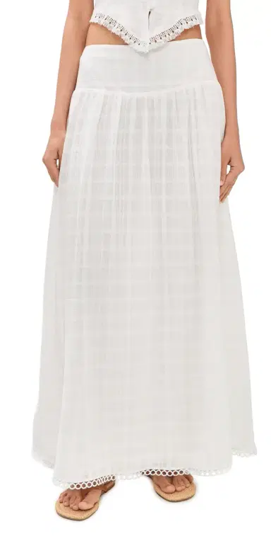 Peixoto Camila Skirt Thatch White L | Thumbnail 1