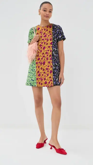 La DoubleJ Mini Swing Dress Honeysuckle Tricolor Jacquard L | Thumbnail 5 La DoubleJ Mini Swing Dress Honeysuckle Tricolor Jacquard L | Thumbnail 5