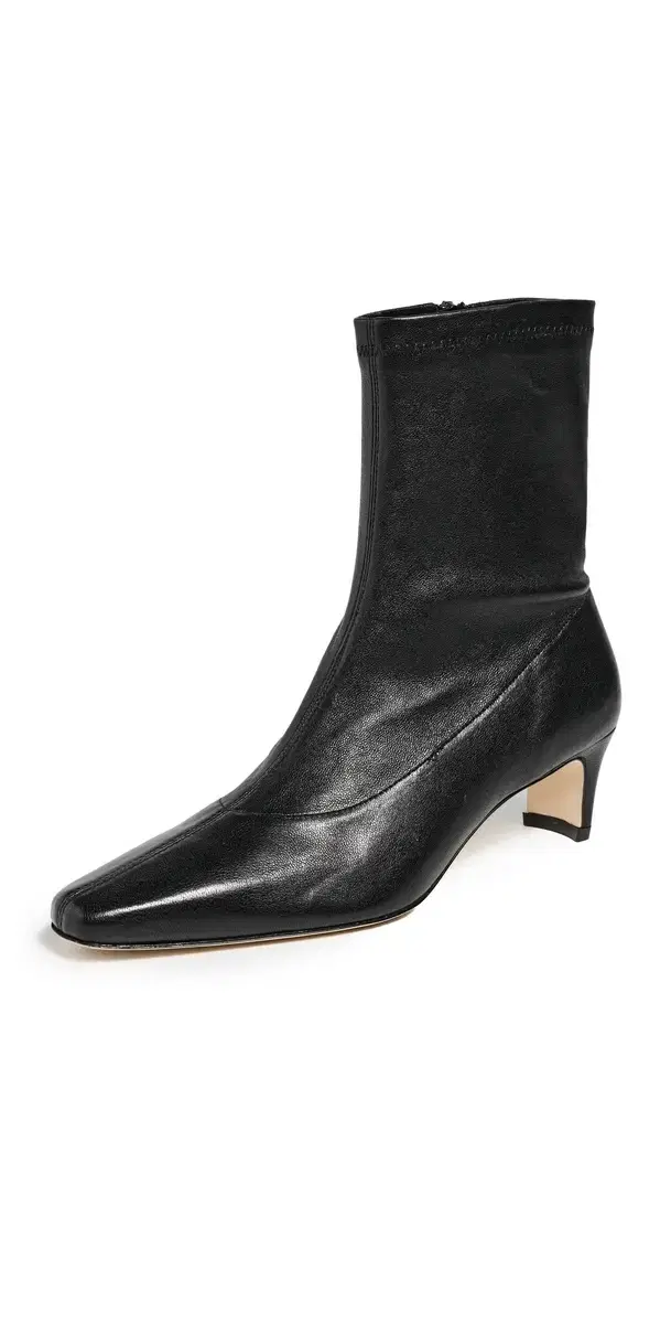 Wally Sock Ankle Boots Black