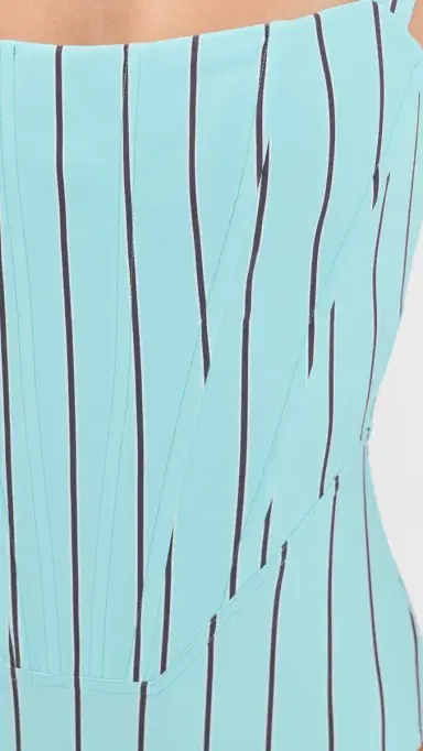 Staud Adelaide One Piece Pool Stripe | Thumbnail 6