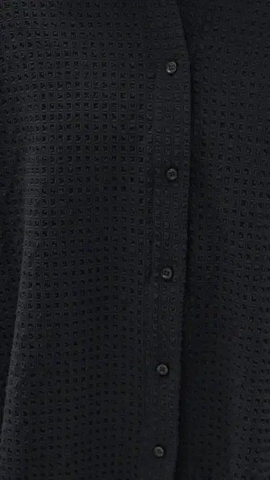 Hunza G Oversized Shirt Black | Thumbnail 6 Hunza G Oversized Shirt Black | Thumbnail 6