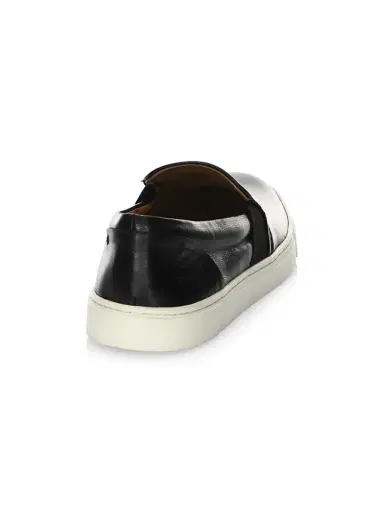 Frye Women's Ivy Slip-On Leather Sneakers - Black | Thumbnail 3