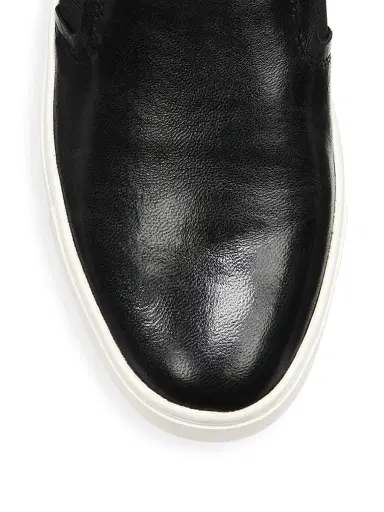 Frye Women's Ivy Slip-On Leather Sneakers - Black | Thumbnail 4