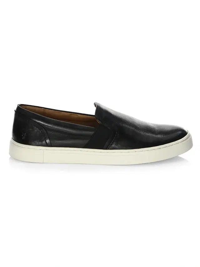 Frye Women's Ivy Slip-On Leather Sneakers - Black