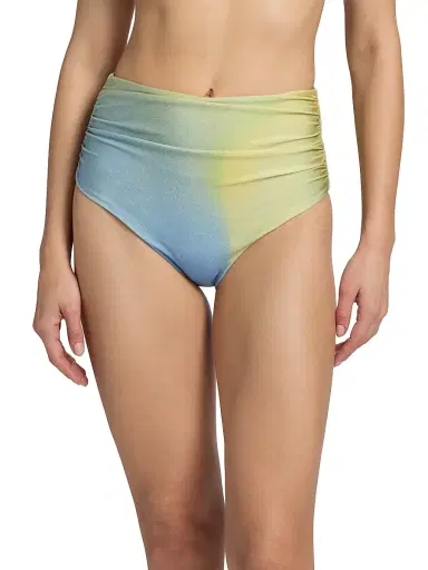 Simkhai Women's Teya Ombre Bikini Bottom - Golden Hour - Size Large | Thumbnail 3
