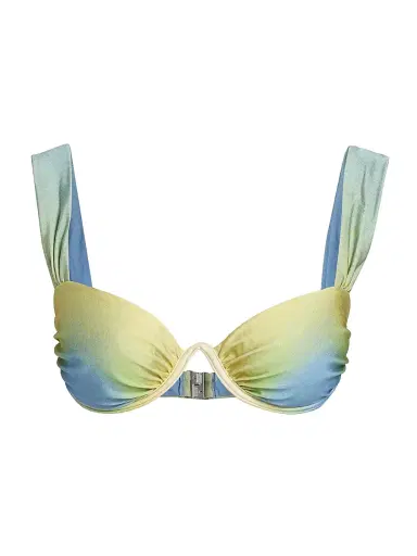 SIMKHAI Women's Anniston Ombre Bikini Top - Golden Hour | Thumbnail 1