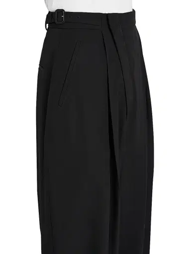 Bottega Veneta Men's Asymmetric Light Wool Trousers | Thumbnail 6