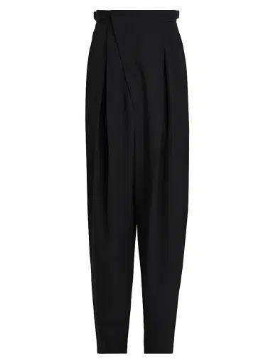 Bottega Veneta Men's Asymmetric Light Wool Trousers | Thumbnail 1