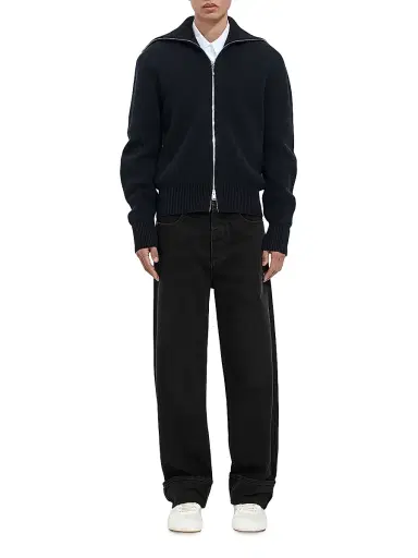 Bottega Veneta Men's Turned-Up Faded Jeans | Thumbnail 2 Bottega Veneta Men's Turned-Up Faded Jeans | Thumbnail 2