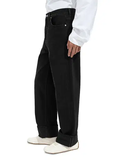 Bottega Veneta Men's Turned-Up Faded Jeans | Thumbnail 3 Bottega Veneta Men's Turned-Up Faded Jeans | Thumbnail 3