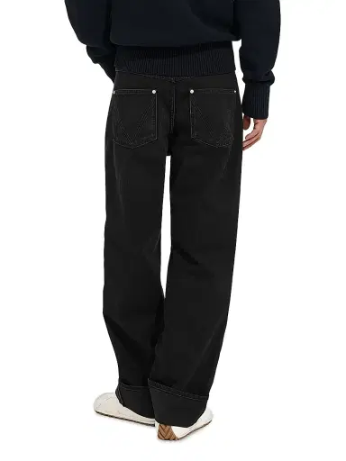 Bottega Veneta Men's Turned-Up Faded Jeans | Thumbnail 4 Bottega Veneta Men's Turned-Up Faded Jeans | Thumbnail 4