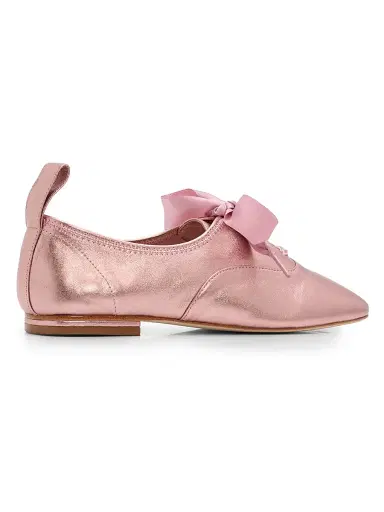 Cinq à Sept Women's Christina 30MM Metallic Leather Oxfords | Thumbnail 3 Cinq à Sept Women's Christina 30MM Metallic Leather Oxfords | Thumbnail 3