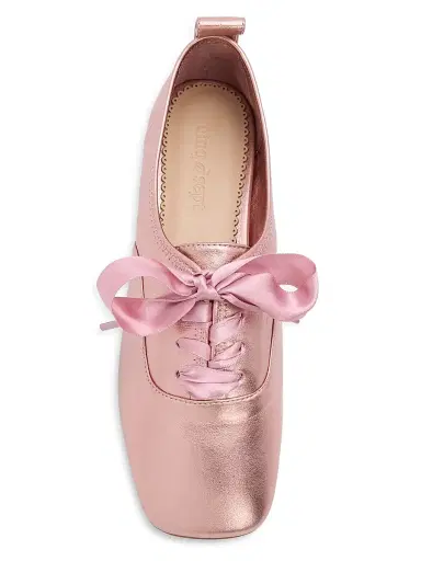 Cinq à Sept Women's Christina 30MM Metallic Leather Oxfords | Thumbnail 4 Cinq à Sept Women's Christina 30MM Metallic Leather Oxfords | Thumbnail 4