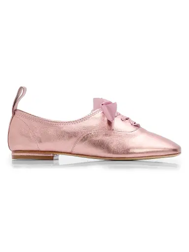 Cinq à Sept Women's Christina 30MM Metallic Leather Oxfords | Thumbnail 1 Cinq à Sept Women's Christina 30MM Metallic Leather Oxfords | Thumbnail 1