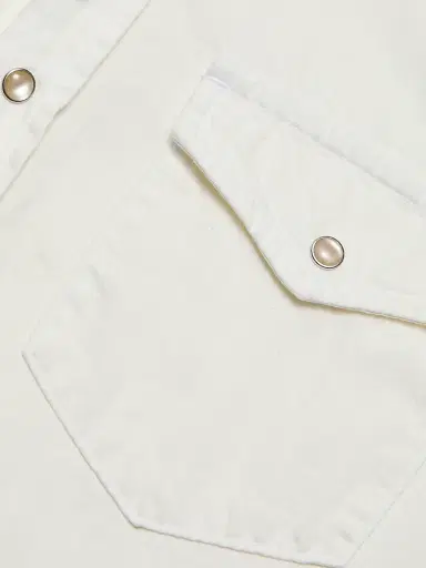 Nili Lotan Men's Travis Point Collar Cotton Denim Shirt - Cream - Size XXL | Thumbnail 7 Nili Lotan Men's Travis Point Collar Cotton Denim Shirt - Cream - Size XXL | Thumbnail 7